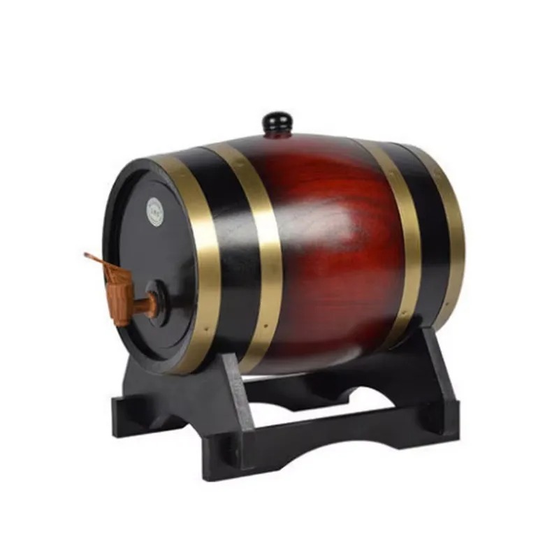 Wine Beer Logo - Barril de Madeira Grande de 200L