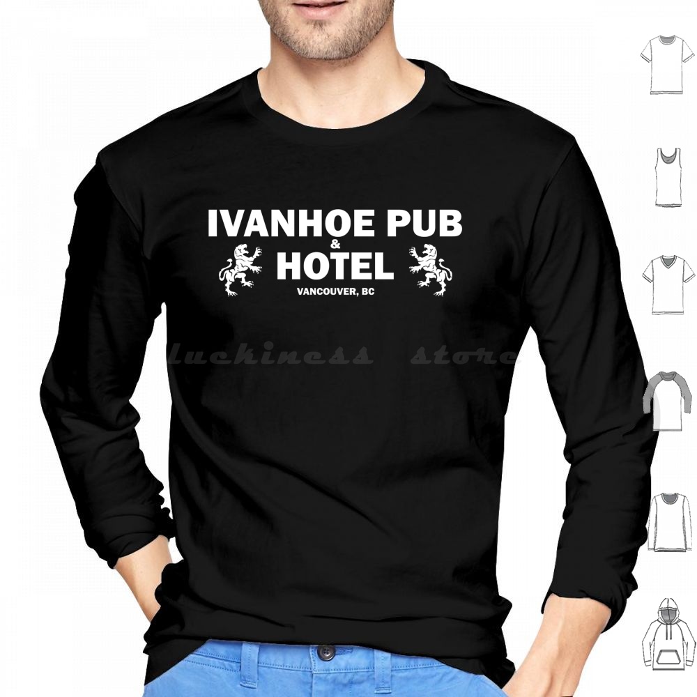 Wine Beer Logo - Ivanhoe Pub - Moletom com capuz