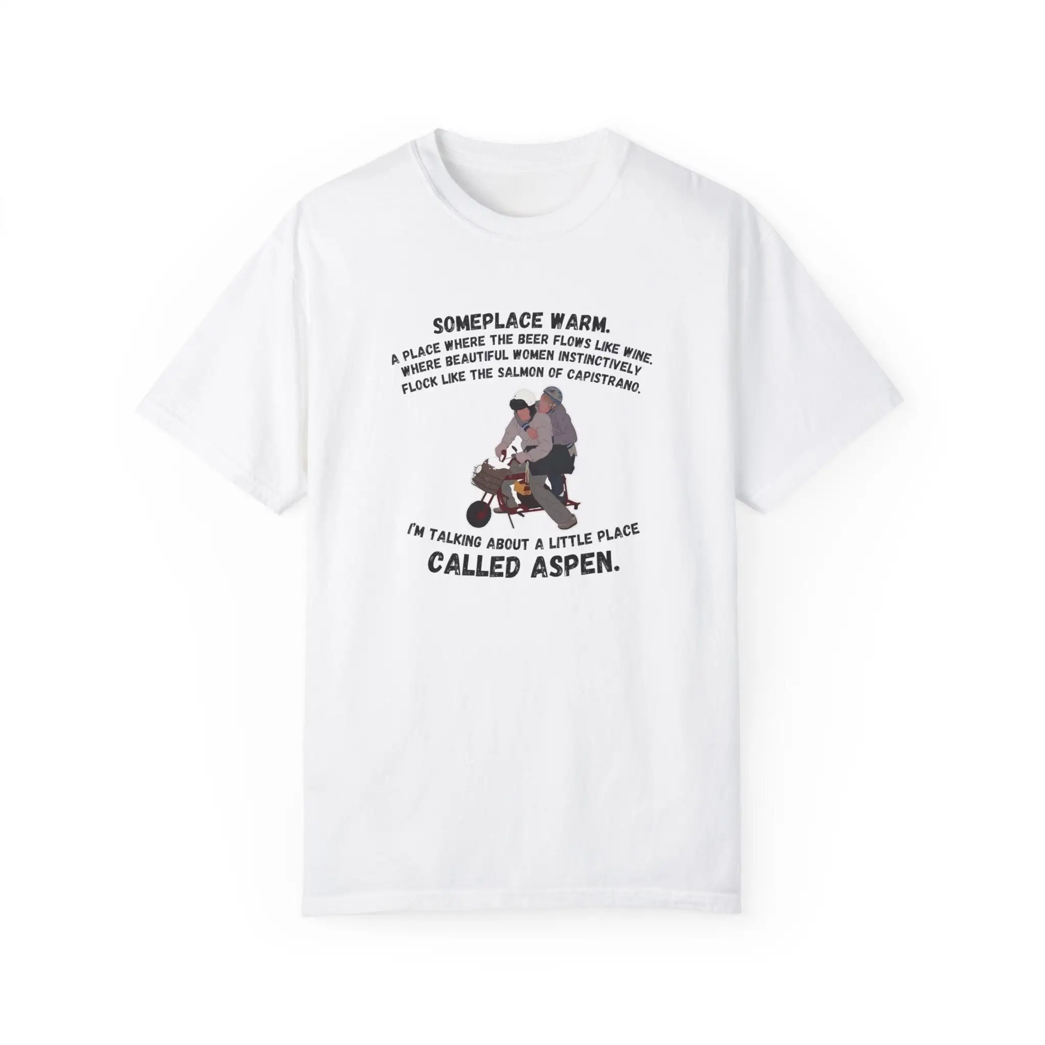Wine Like Beer - Camiseta onde a cerveja flui como