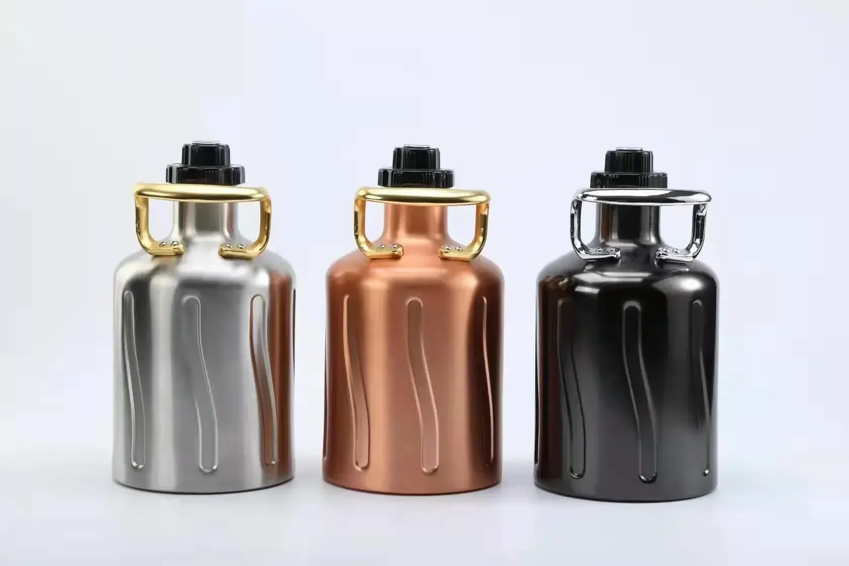 Wine Like Beer - Garrafa térmica de aço inoxidável 2L/4L