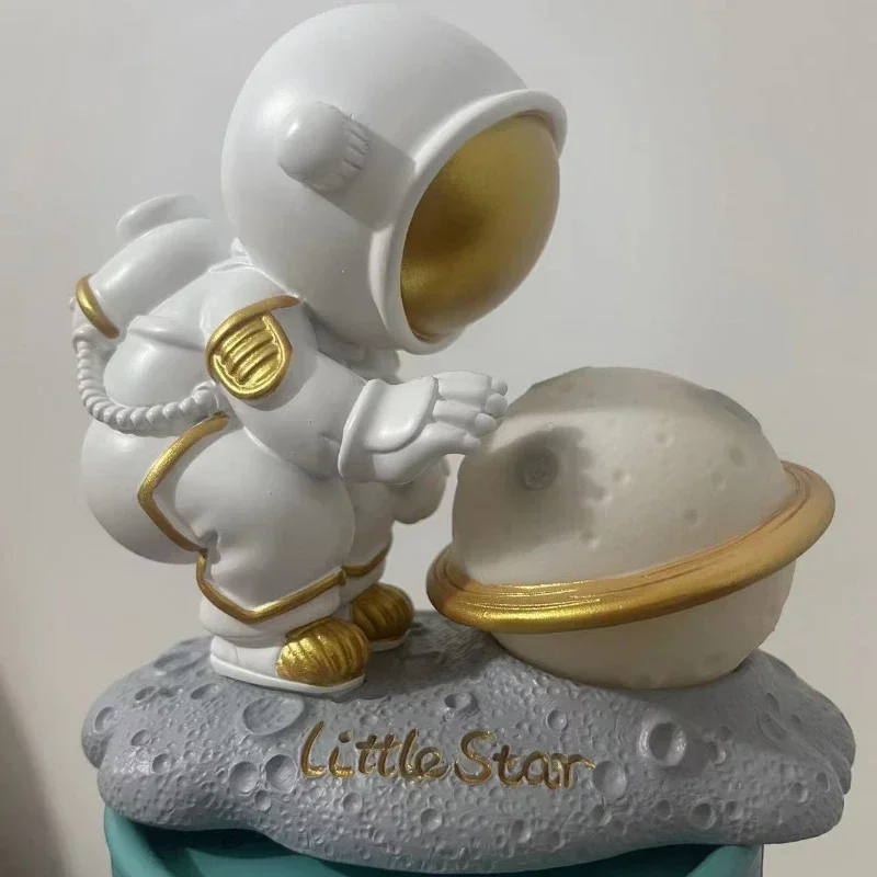 Wine Beer Refrigerator - Ornamento de Astronauta com Luz Ambiente