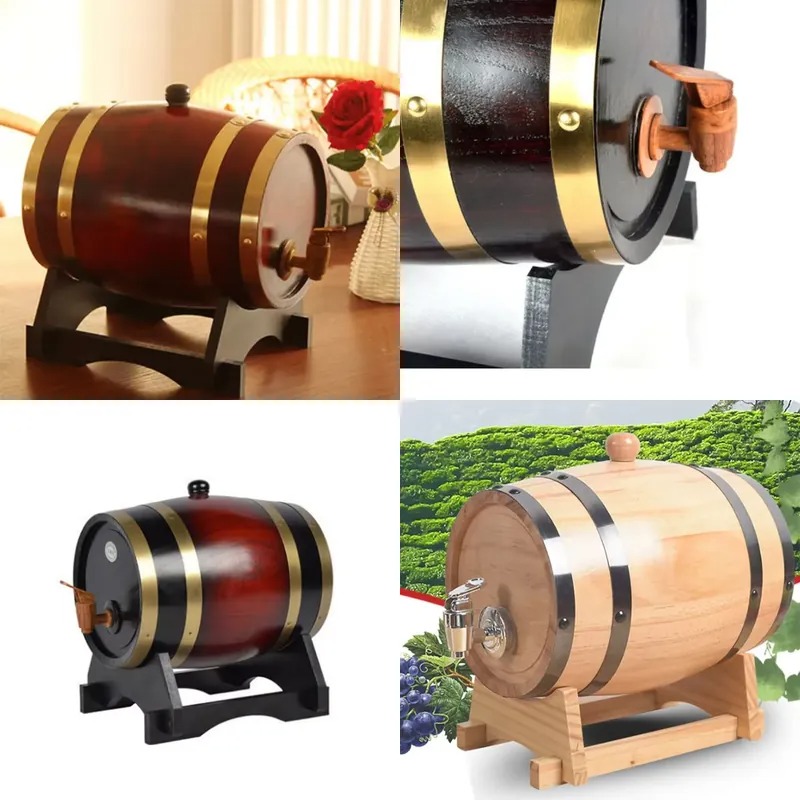 Barril de Madeira Grande de 20 - Wine Beer Logo avaliação e preço
