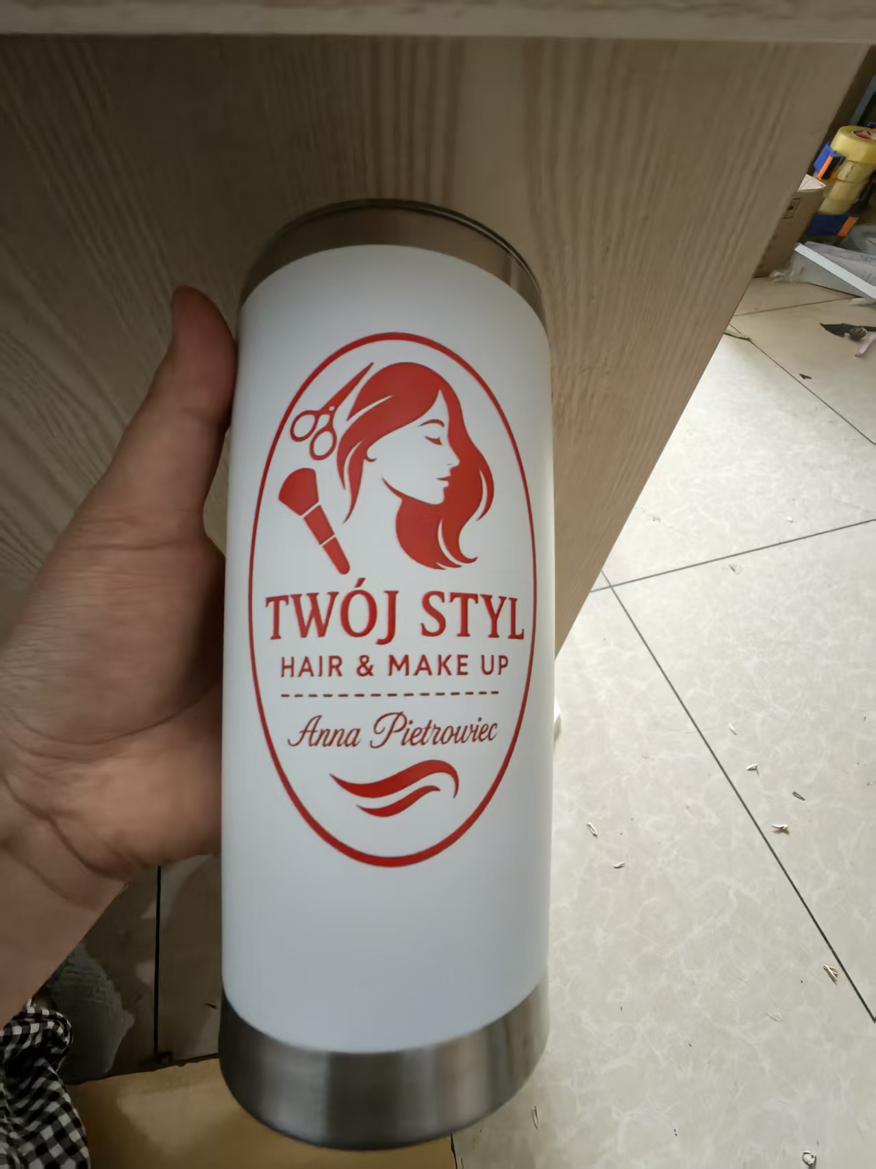 Caneca Térmica de Vinho e Cerv - Wine Beer Logo avaliação e preço