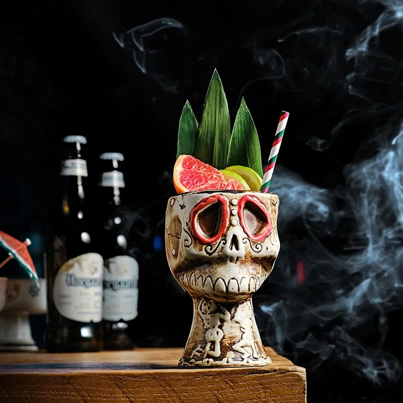 480ml festa de halloween crâni - Wine Mix With Beer avaliação e preço