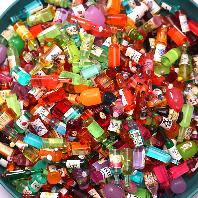 Mini Resin Simulação Garrafa d - Wine Mix With Beer avaliação e preço