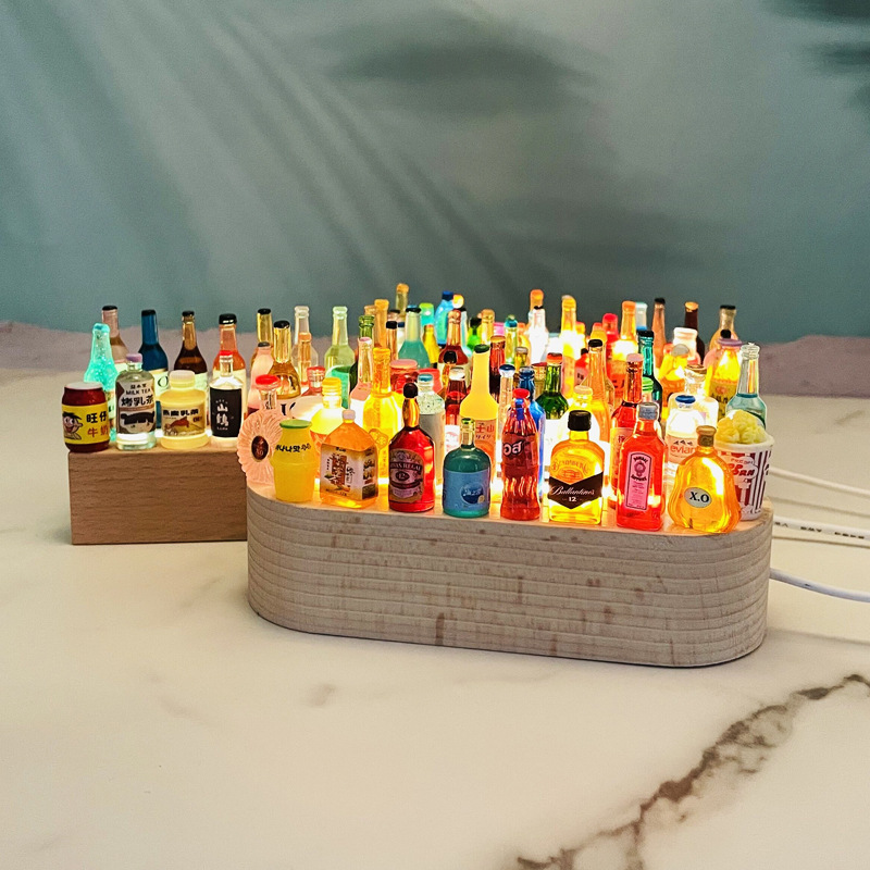 Mini Resin Simulação Garrafa d - Wine Mix With Beer avaliação e preço