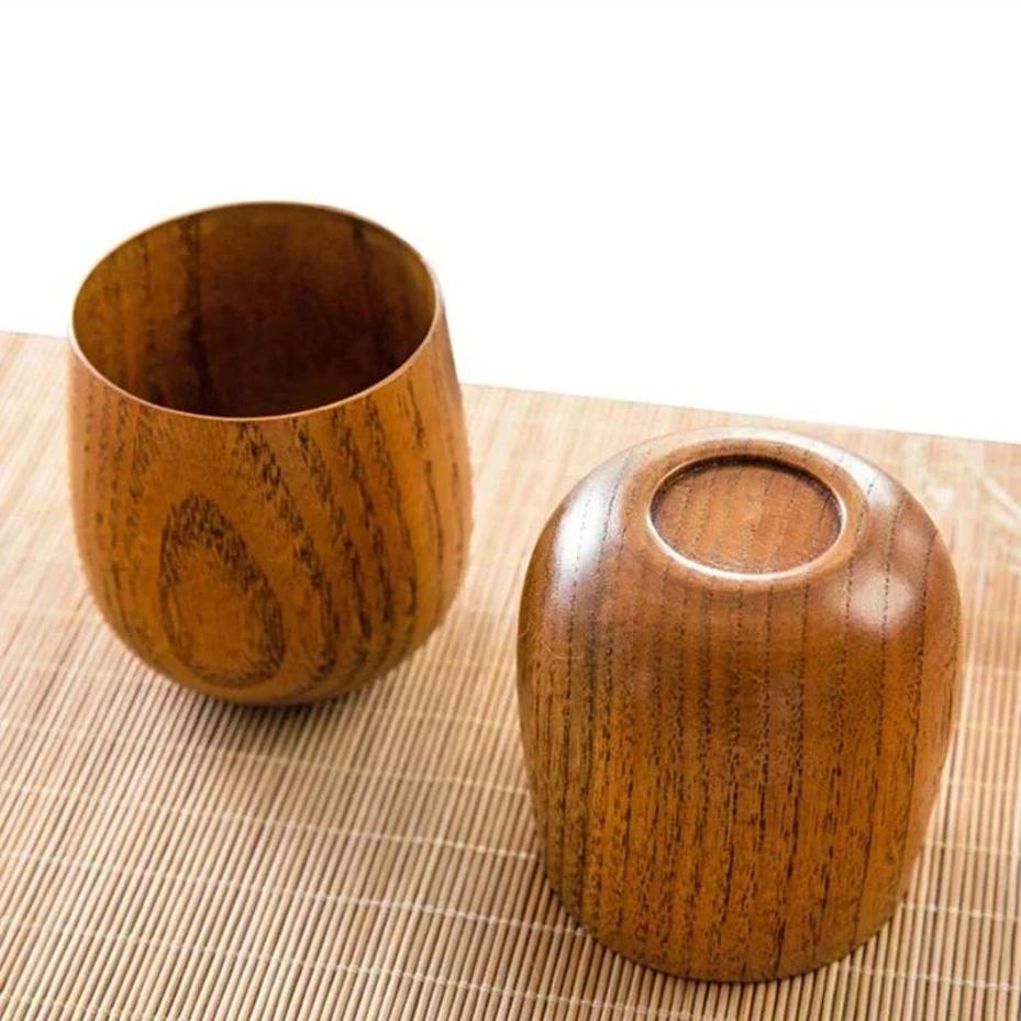 1 Copo de Madeira Reutilizável - Wine Beer Coffee Drink avaliação e preço